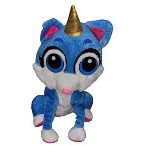 Unicorn Cat Pegasus 10 inch Plush Blue Winged Stuffed Animal Caticorn Kittycorn